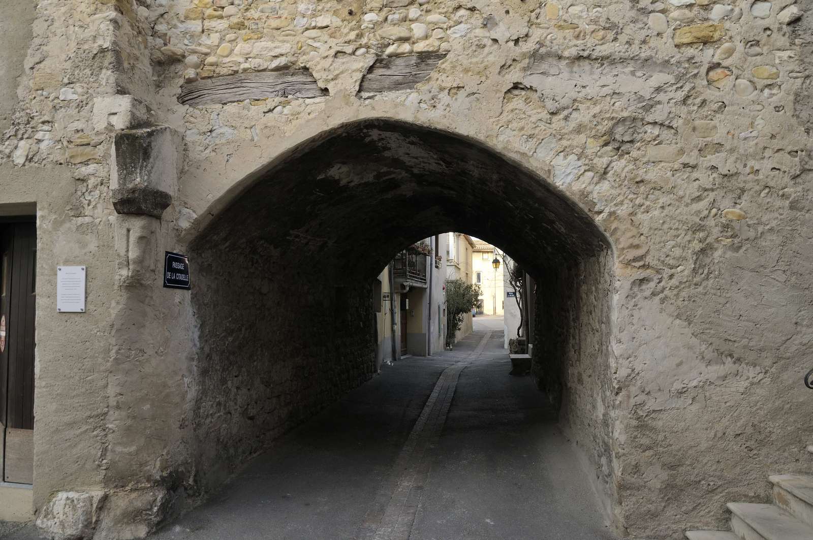 L'emplacement de l'ancienne synagogue à Aouste-sur-Sye