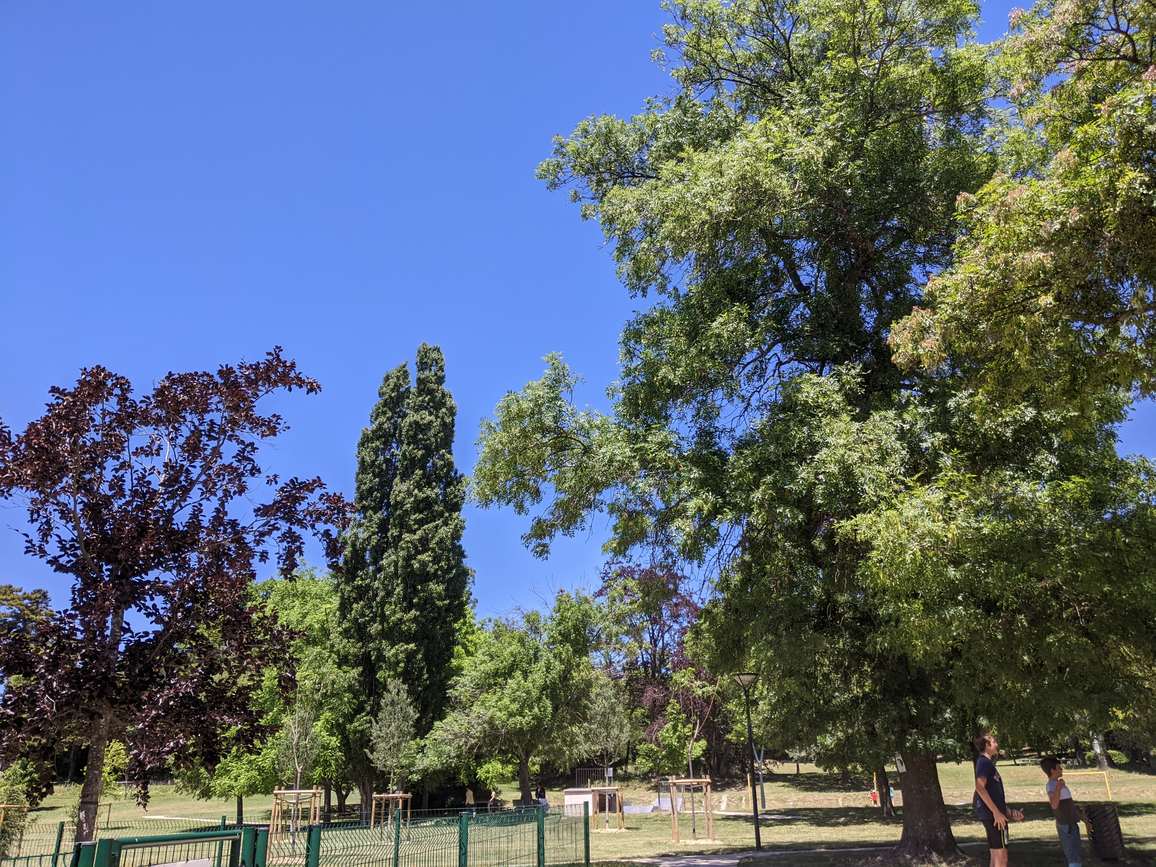 Le parc Émile-Loubet à La Bégude-de-Mazenc