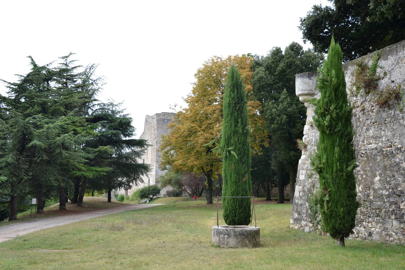 Le château des Adhémar à Montélimar, vu depuis la ville