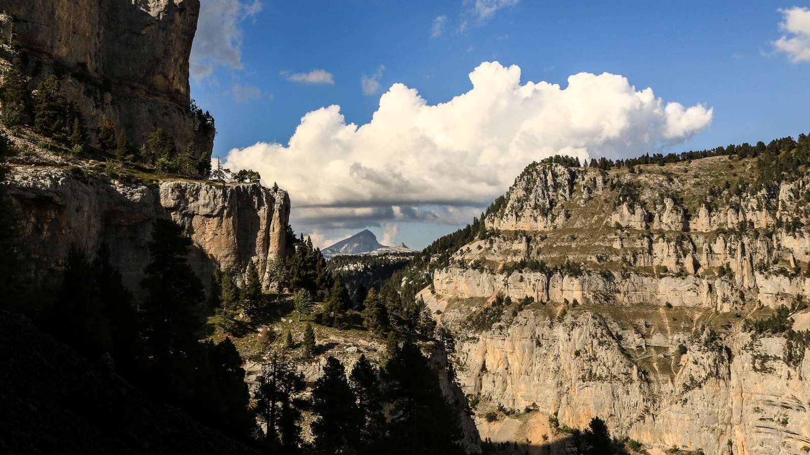 Le cirque d'Archiane, falaises calcaires du Vercors drômois
