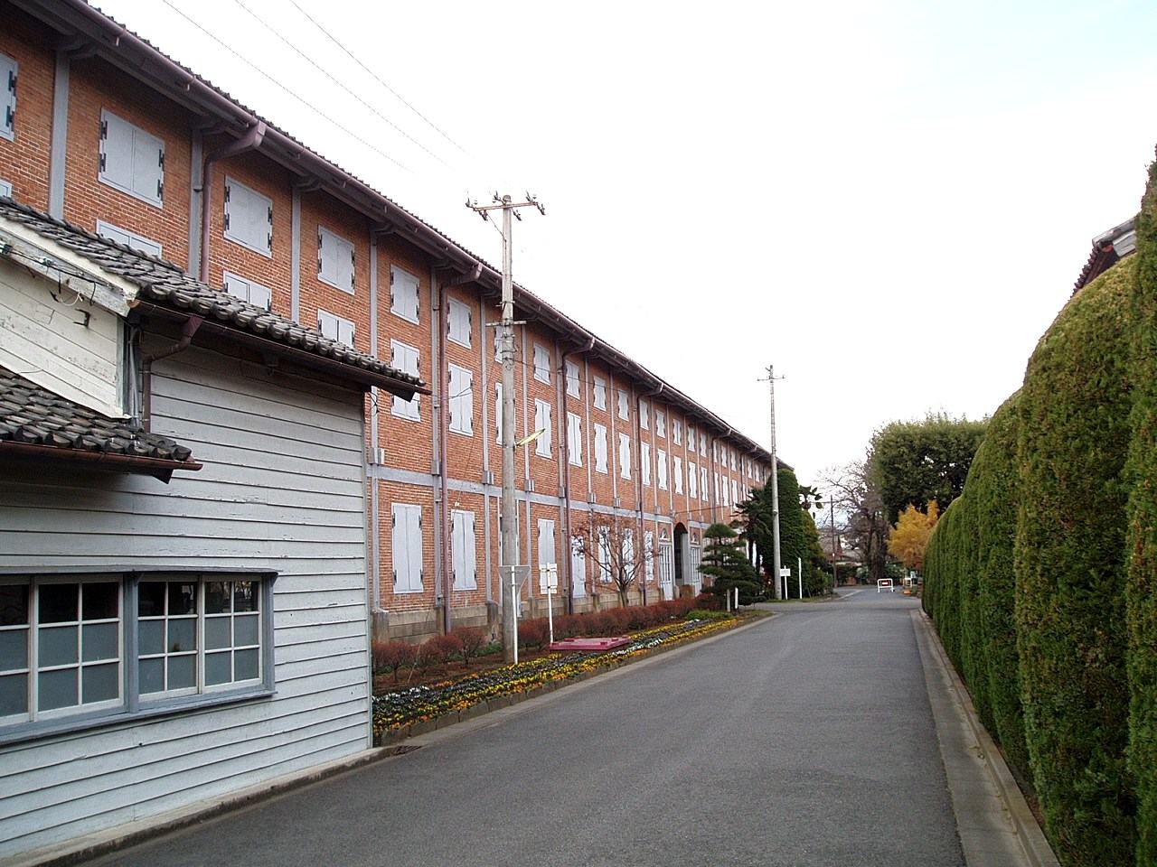 Le magasin à cocons est de la filature de Tomioka, bâti en 1872