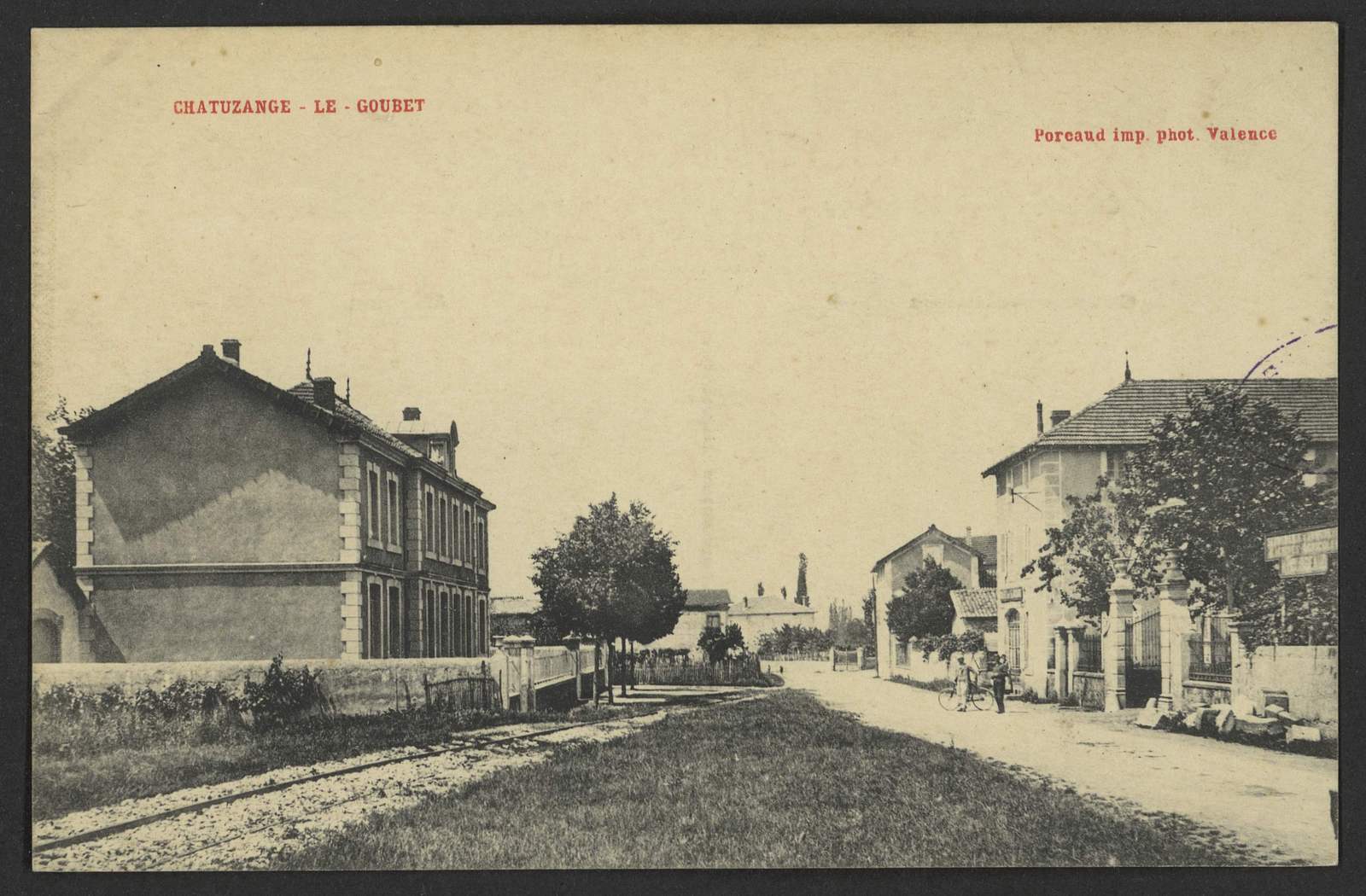 Le hameau du Goubet à Chatuzange vers 1900