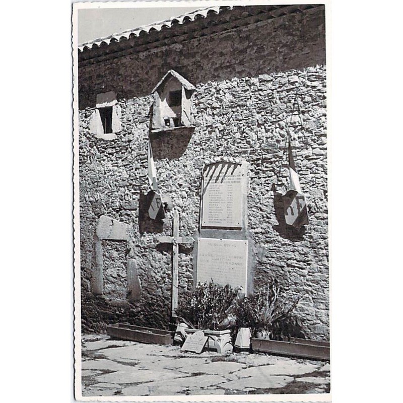 Carte postale ancienne du mur d'exécution de La Chapelle-en-Vercors