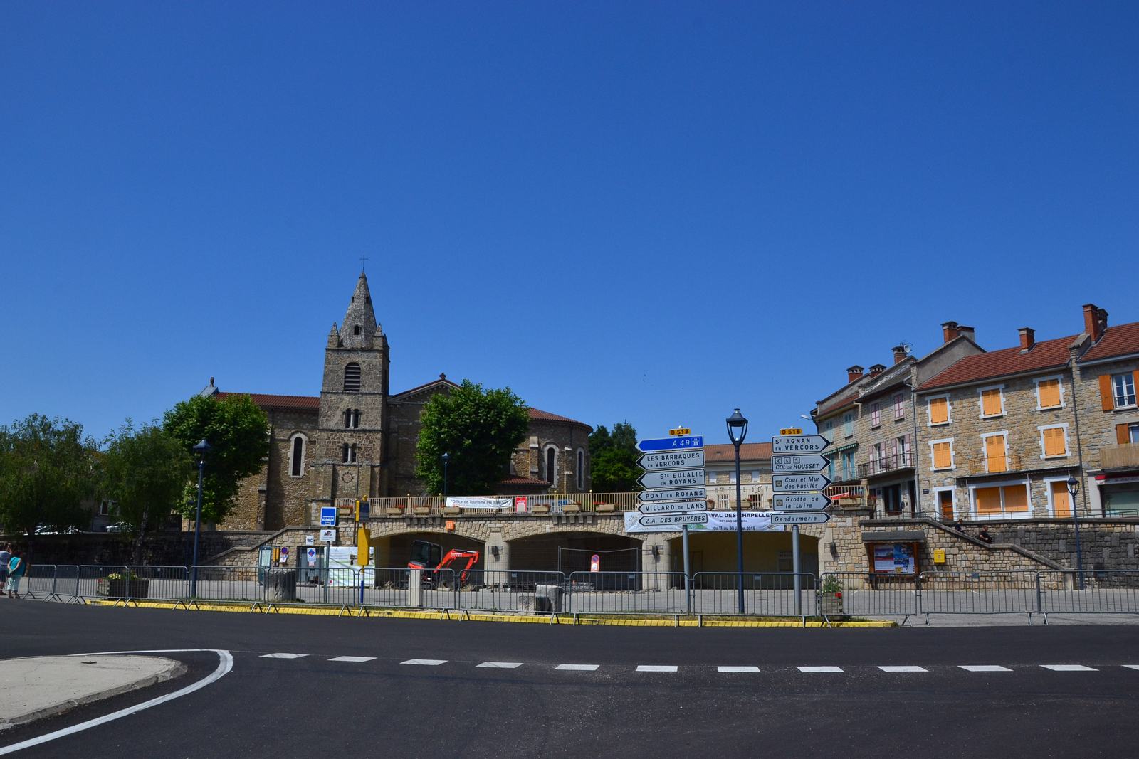 Le centre de La Chapelle-en-Vercors