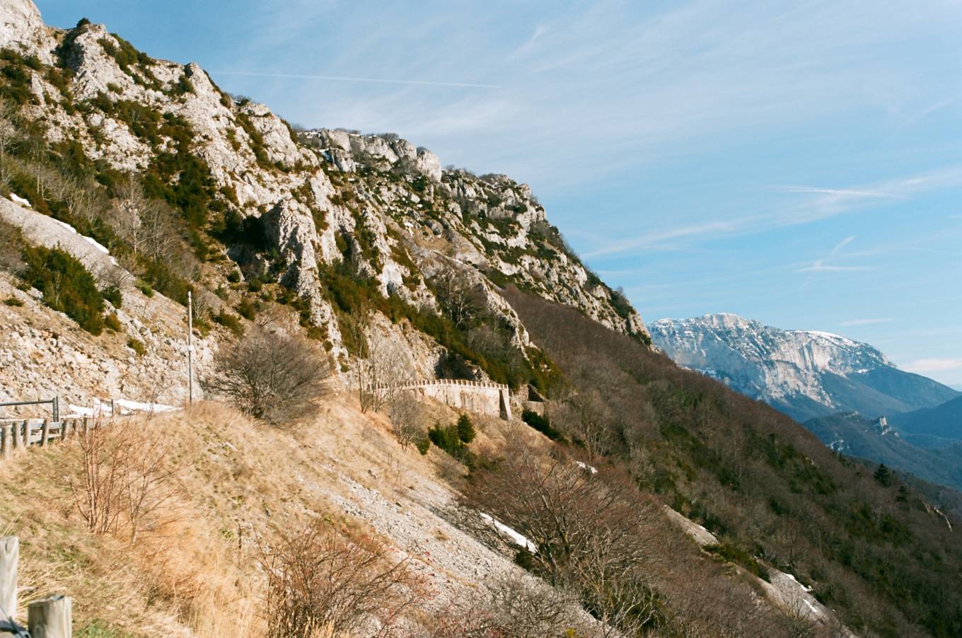 Le versant sud du col de Rousset, vers le Diois