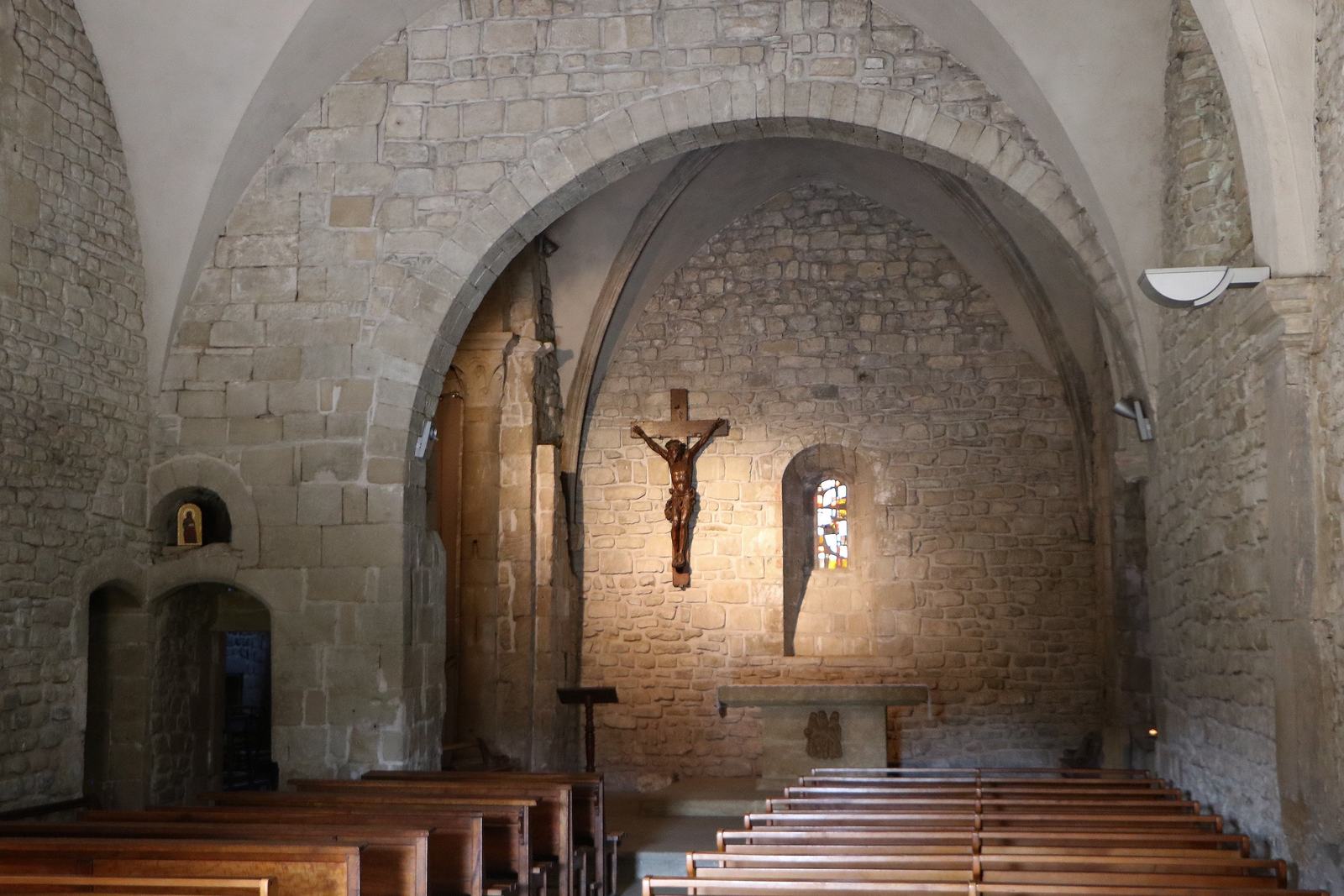 Détail de l'église du prieuré Sainte-Agnès